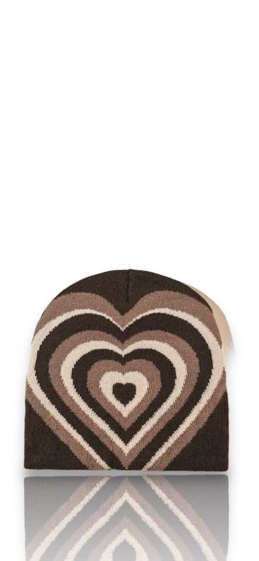 Plenty Hearts Beanie - Brown