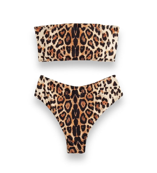 Cheetah 2 Piece Swimsuit