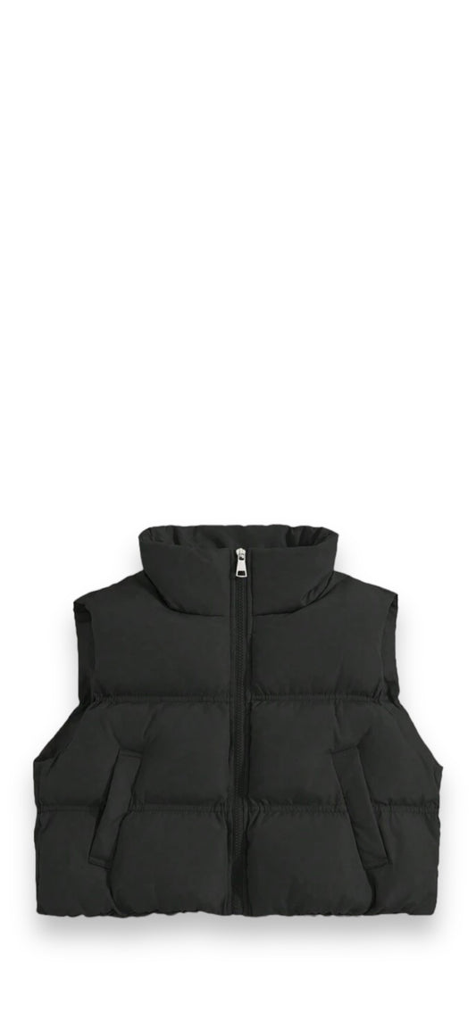 Black Puffer Vest