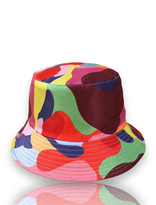 So Groovy Camo Bucket Hat - Passion (Kids)