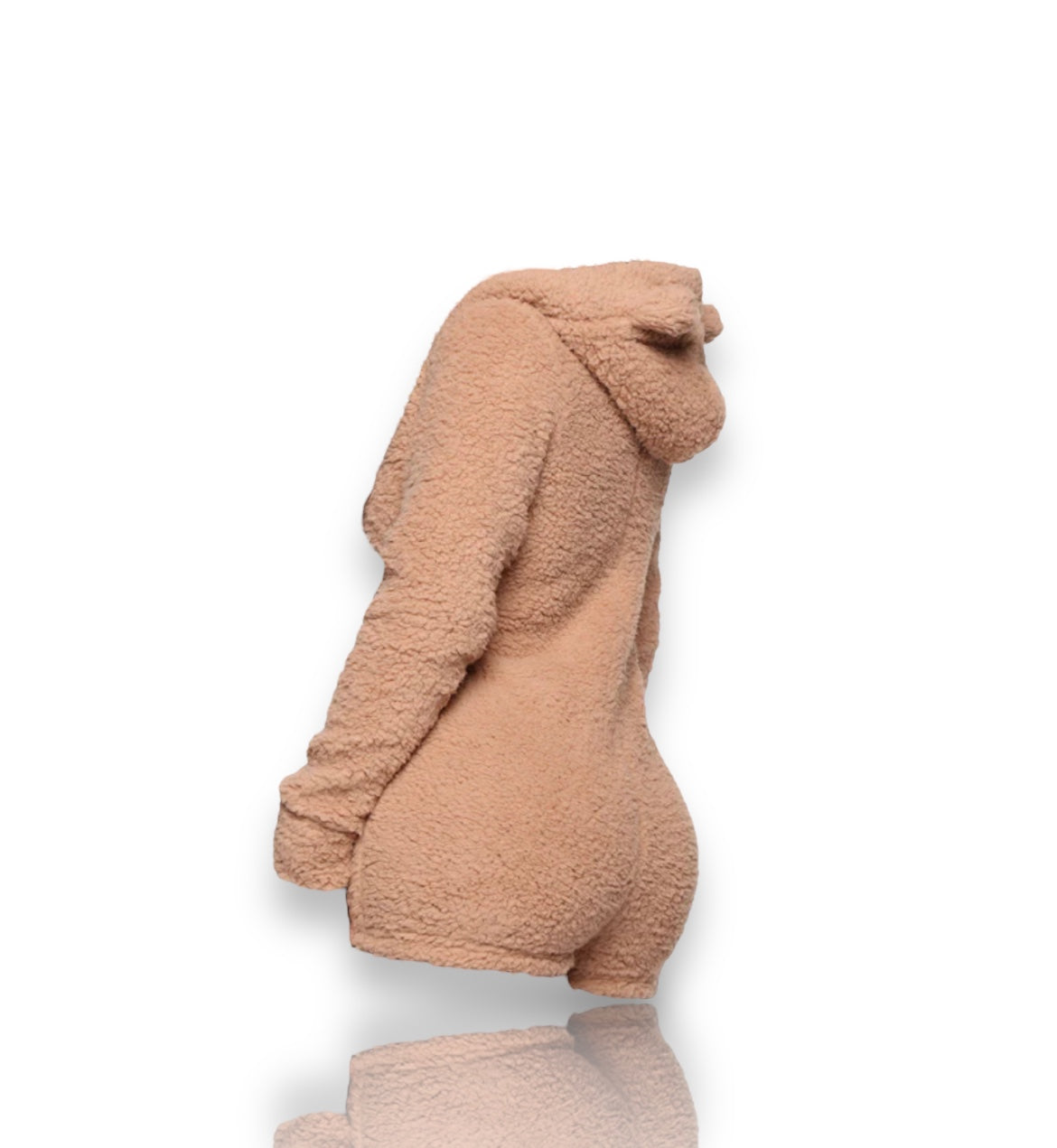 Beary Fur Real Onesie - Tan