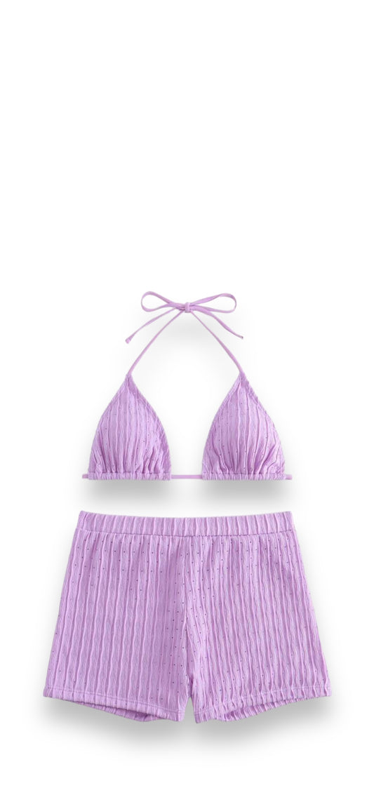 Mamita 2 Piece Swimsuit - Purple