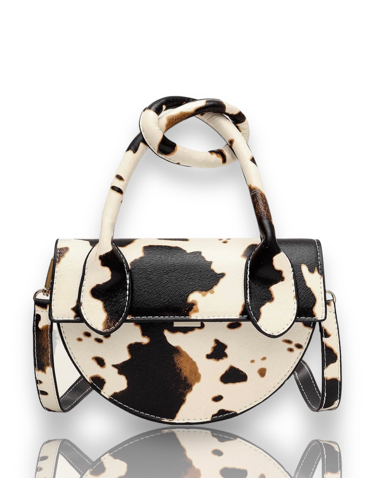 Beefin With Yourself Purse - Cow Print