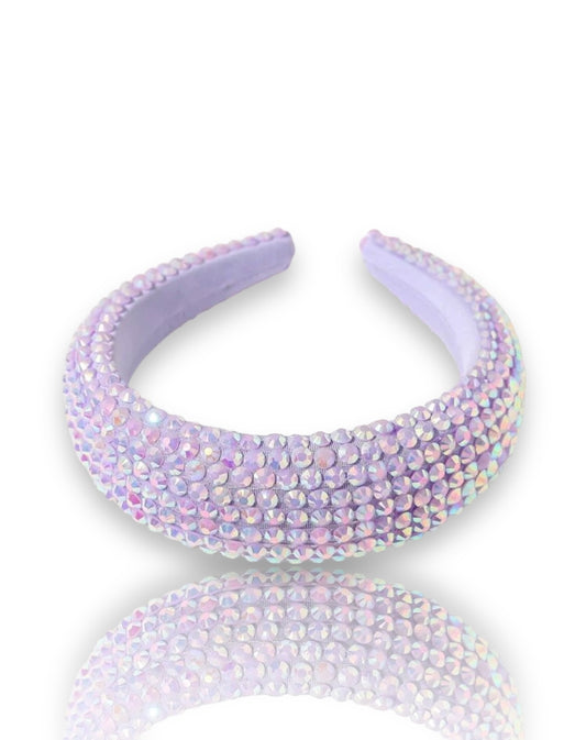 Blinged Out Headband - Lavender