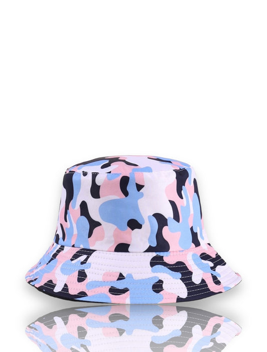 So Groovy Camo Bucket Hat - Cotton Candy (Kids)