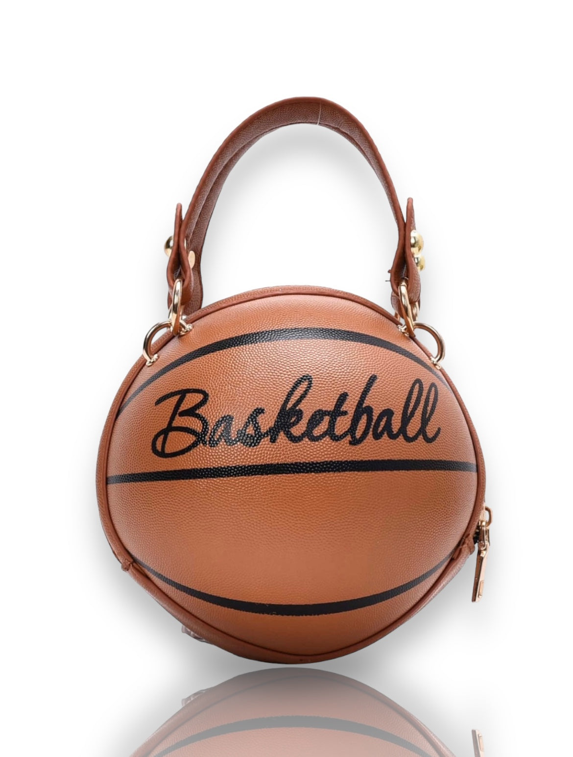 Shoot Your Shot Basketball Purse - Brown