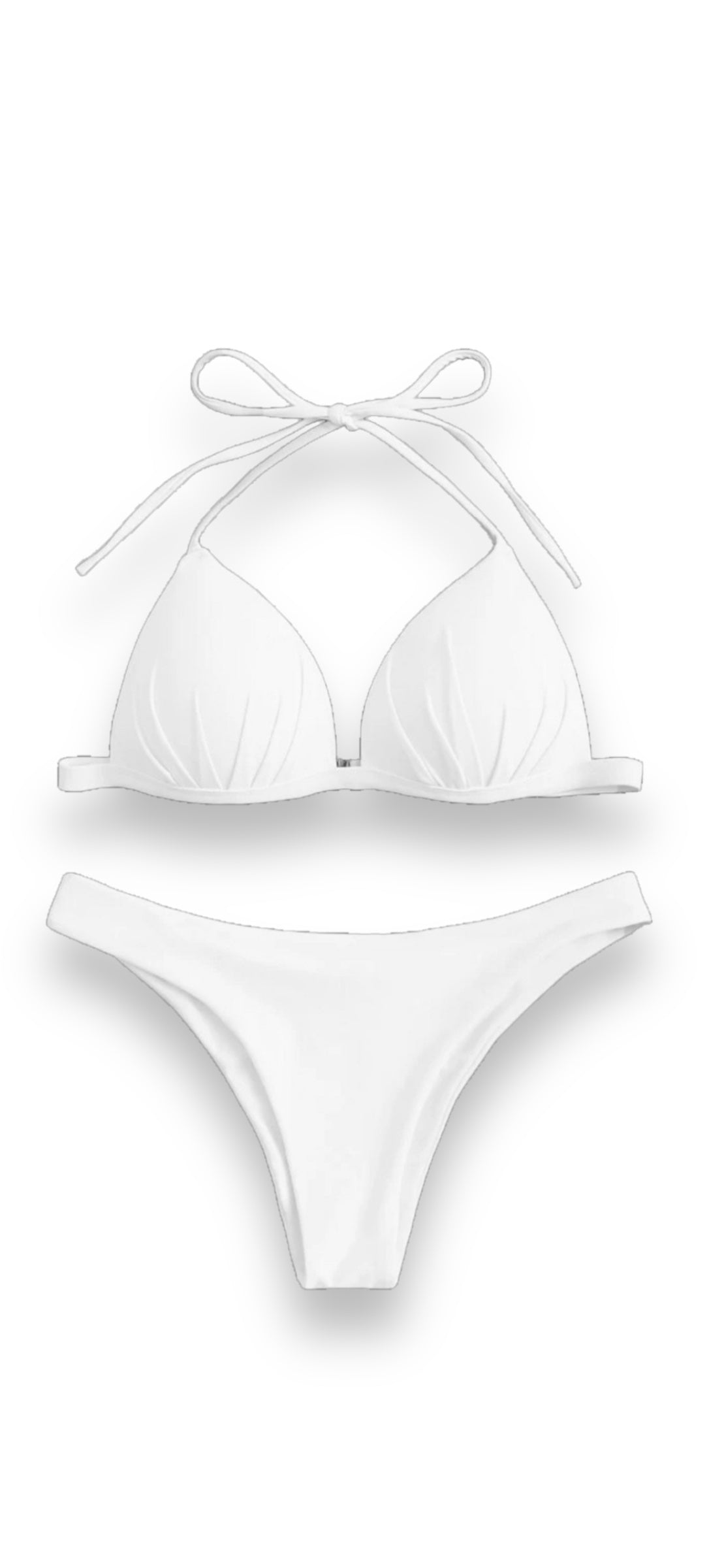 Hot As Ever 2 Piece Bikini - White