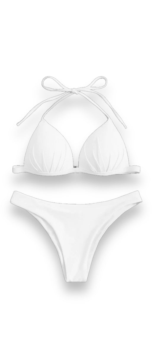 Hot As Ever 2 Piece Bikini - White