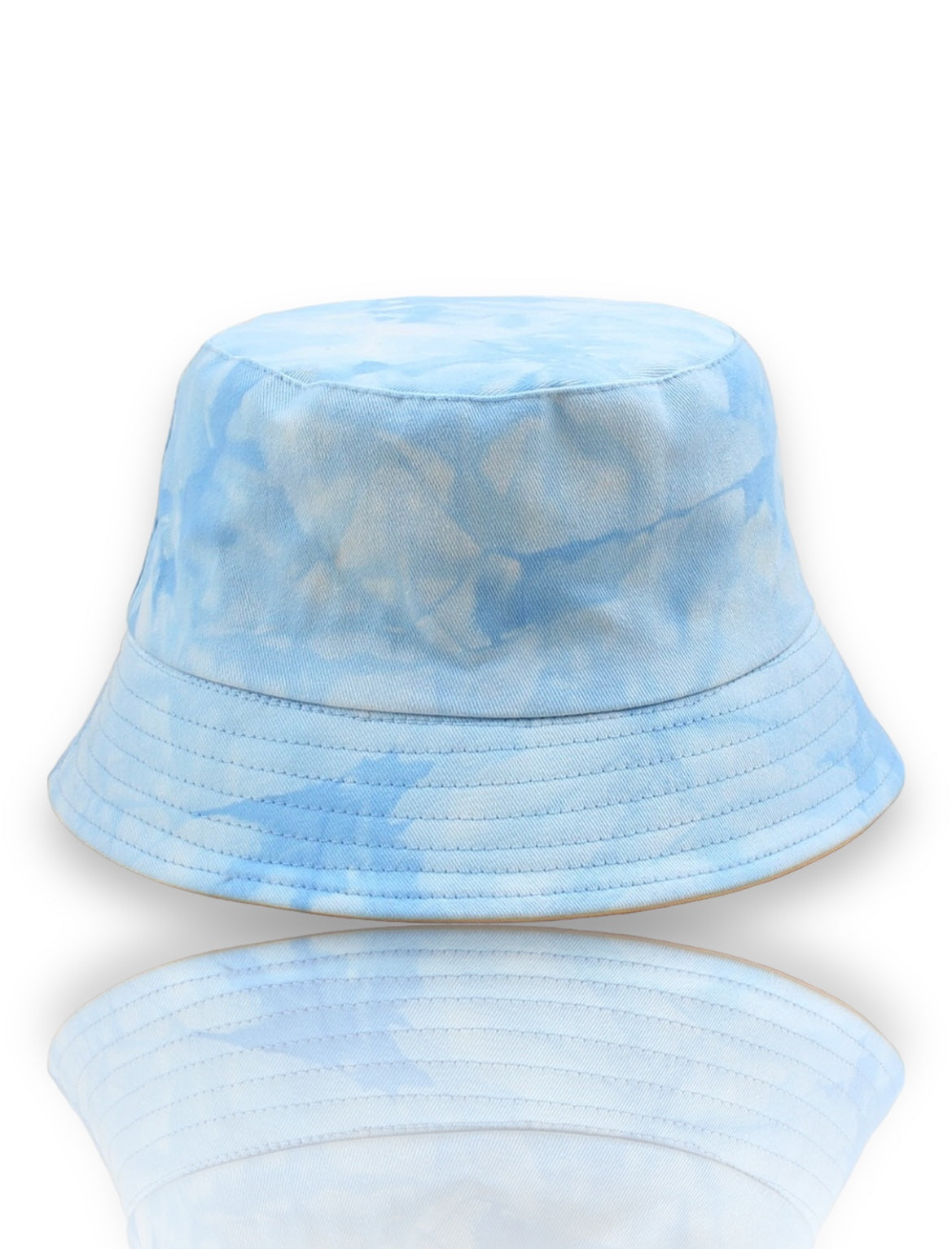 Tied Down Bucket Hat - Blue & White (Adult)