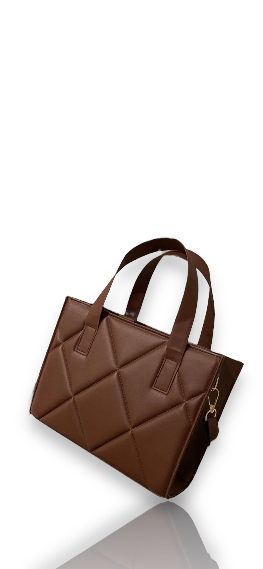 Cross It Out Purse - Chocolate