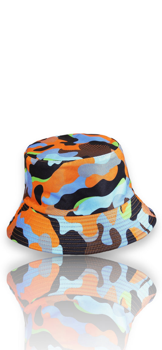 So Groovy Camo Bucket Hat - Ginger (Adult)